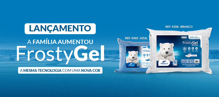 Banner Lançamento Frostygel branco